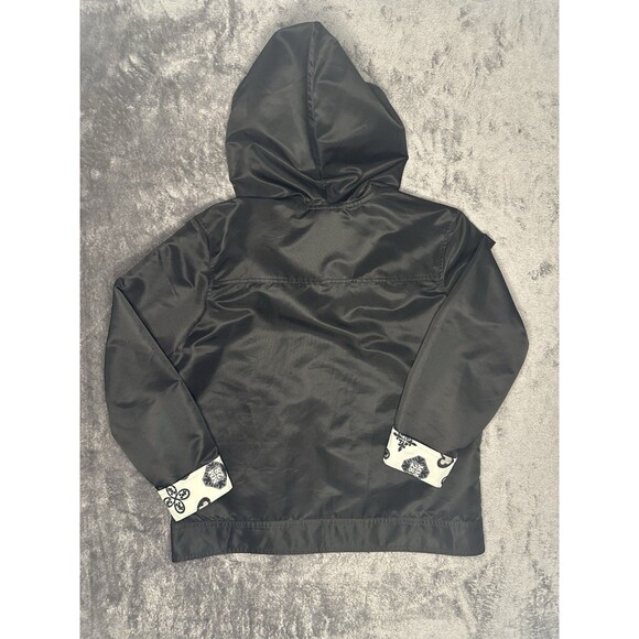 Disney Parks Disneyland Resort Jacket Large Black Zip Hoodie Mickey Lining - Picture 9 of 9